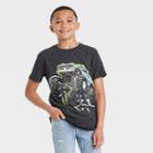 Boys' Monster Truck Short Sleeve Graphic T-shirt - Cat & Jack Heather Gray