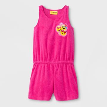 Emojination Girls' Emoji Cover Up - Pink
