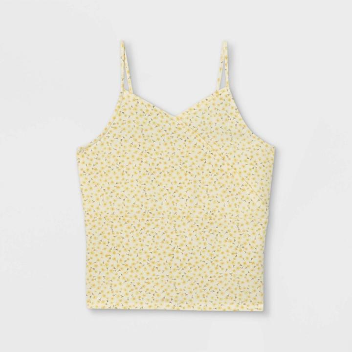 Girls' V-neck Cami Tank Top - Art Class Yellow