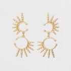 Sugarfix By Baublebar Contemporary Drop Earrings - Gold, Girl's