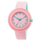 Women's Crayo Equinox Rubber Strap Watch-light Pink,