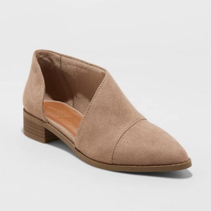 Women's Wenda Cut Out Bootie - Universal Thread Taupe