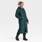 Women's Long Puffer Jacket - All In Motion Teal