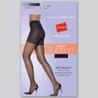 Hanes Premium Hanes Solutions Women's Sheer Hi Waist Shaping Pantyhose - Black S, Women's,