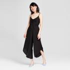 Women's Tie Front Jumpsuit - Soul Cake (juniors') Black