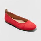 Women's Blanca Ballet Flats - Universal Thread Red