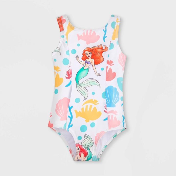 Girls' Disney The Little Mermaid Ariel Adaptive Swimsuit - Xs - Disney