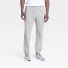 Men's Cotton Fleece Cuffed Pants - All In Motion Heathered Gray