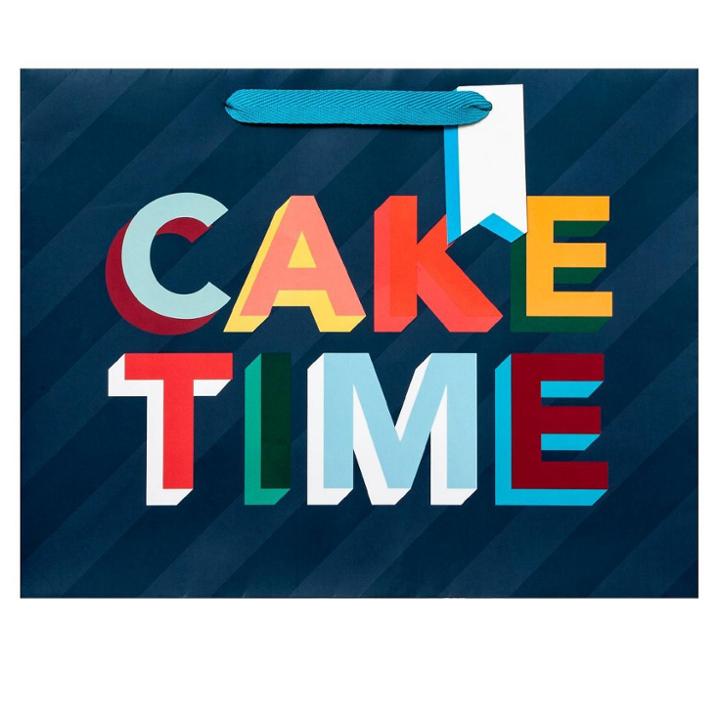 Spritz Large Vogue Cake Time Gift Bag Navy -