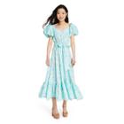 Women's Estelle Puff Sleeve Dress - Loveshackfancy For Target Blue