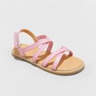 Toddler Girls' Mabyn Ankle Strap Sandals - Cat & Jack Pink 5, Toddler Girl's