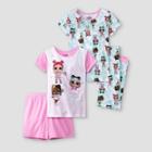 L.o.l. Surprise! Girls' Lol Surprise 4pc Pajama