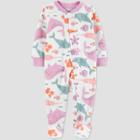 Baby Girls' Sea Animals Footed Pajama - Just One You Made By Carter's Newborn, Blue