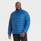Men's Big & Tall Packable Down Puffer Jacket - All In Motion Navy