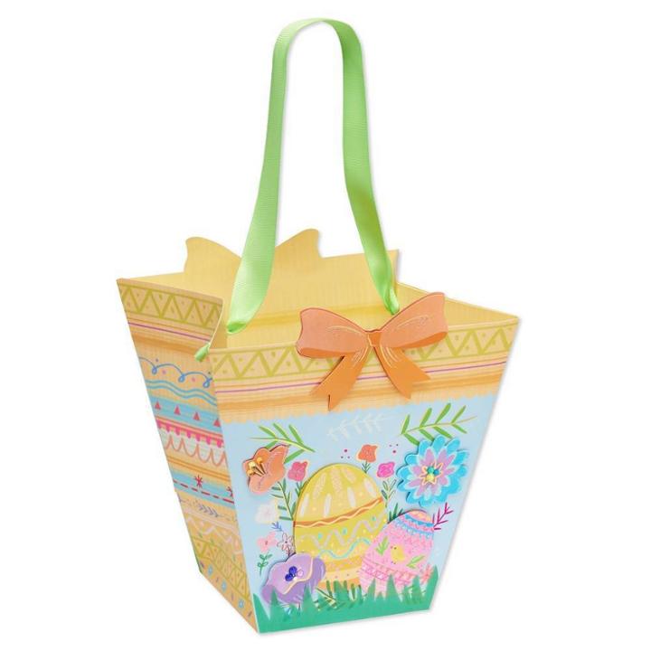 Medium Easter Eggs Grass Gift Bag - Papyrus,