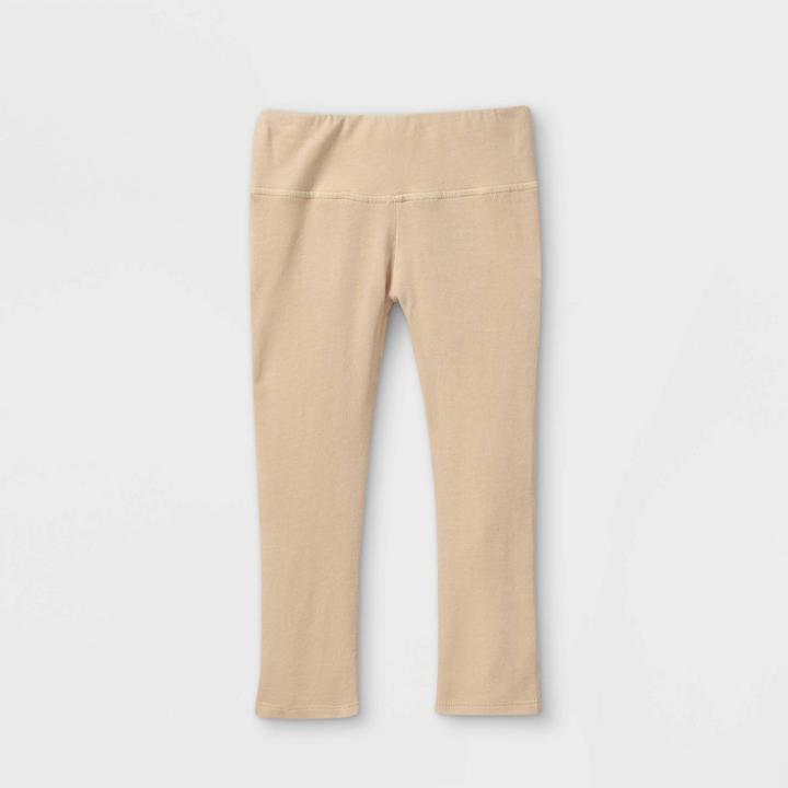 Grayson Mini Toddler Girls' Leggings - Tan