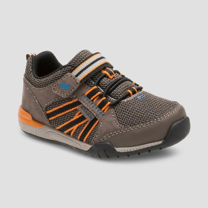 Toddler Boys' Surprize By Stride Rite Davon Washable Performance Athletic Sneakers - Brown