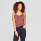 Women's Sleeveless Tank Top - Universal Thread Burgundy (red)