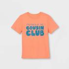 Kids' 'cousin Crew' Short Sleeve Graphic T-shirt - Cat & Jack Moxie Peach