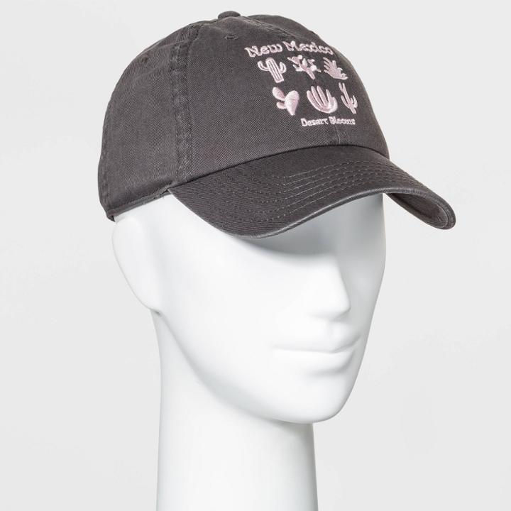Mighty Fine Women's New Mexico Cactus Baseball Hat - Gray