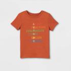 Toddler Boys' Autumn Graphic Short Sleeve T-shirt - Cat & Jack Dark Orange