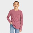 Boys' Long Sleeve Washed T-shirt - Cat & Jack