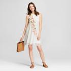 Women's Embroidered Lace Swing Dress - Spenser Jeremy - White