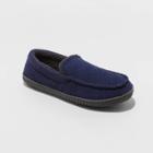 Men's Arlo Moccasin Slippers - Goodfellow & Co Navy Blue