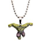 Men's Boys' Marvel Hulk Cut Out Stainless Steel Pendant