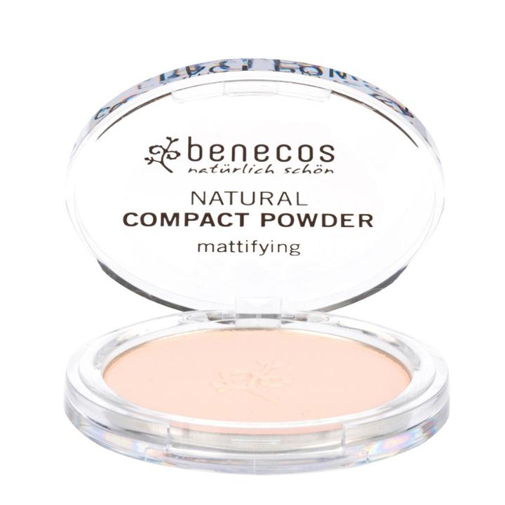 Benecos Natural Compact Powder Mattifying Peach (pink)