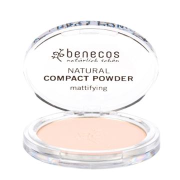 Benecos Natural Compact Powder Mattifying Peach (pink)