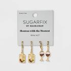 Sugarfix By Baublebar Wine And Cheese Multi Earring