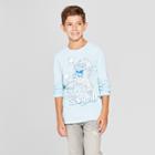 Boys' Yeti Long Sleeve Graphic T-shirt - Cat & Jack Blue