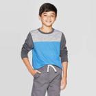 Boys' Long Sleeve T-shirt - Cat & Jack Blue M, Boy's,