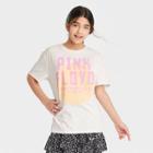 Girls' Pink Floyd Oversized Graphic T-shirt - Art Class Cream