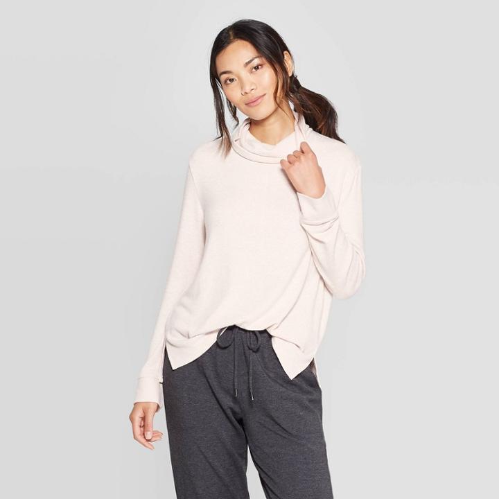 Women's Cashmink Lounge Top - Stars Above Pink