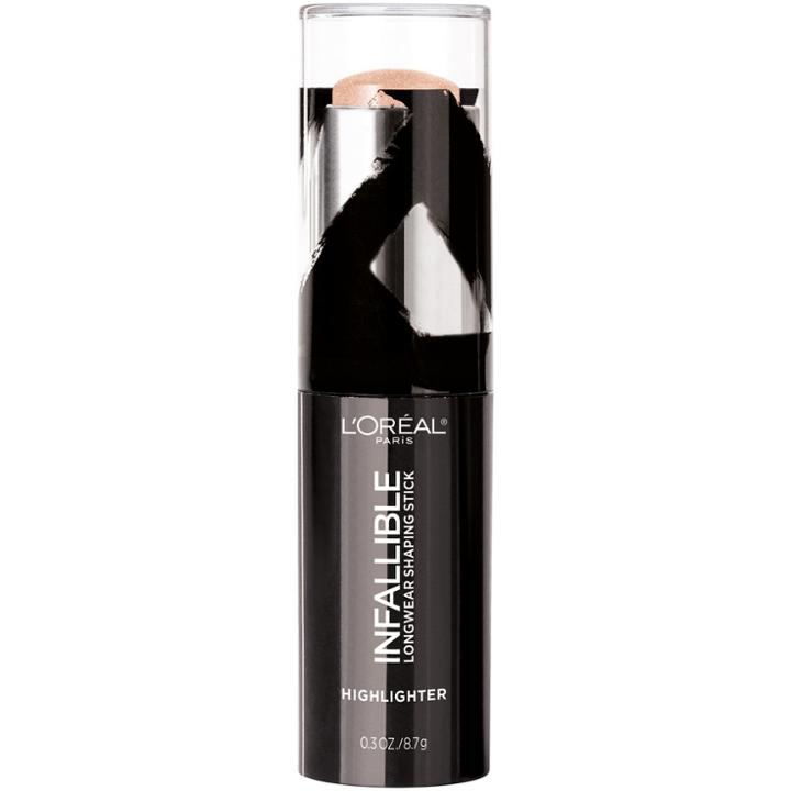 Target L'oral Paris Infallible Longwear Shaping Highlighter Makeup Sticks Slay In Rose - .3oz