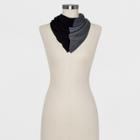 Women's Square Knit Scarf - A New Day Black