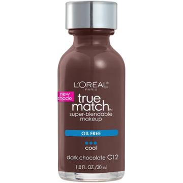 L'oreal Paris True Match Super-blendable Foundation Dark Chocolate C12