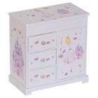 Mele & Co. Adalyn Girls' Musical Ballerina Jewelry Box-white, Girl's,