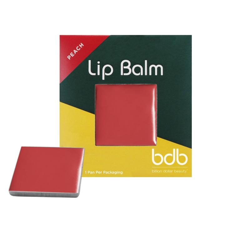 Billion Dollar Beauty Waterproof Hydrating Lip Balm Pan - Peach