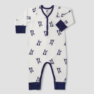 Layette By Monica + Andy Baby Boys' Top Dog Print Romper - Blue