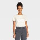 Women's Ac/dc High Voltage Short Sleeve Graphic T-shirt - Tan