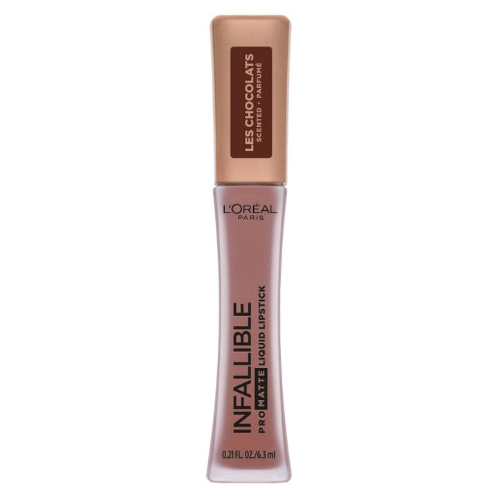 L'oreal Paris L'oral Paris Infallible Pro Matte Les Chocolats Scented Lipstick Box O Chocolate 0.21 Fl. Oz., 852 Box O Chocolate