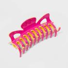 Large Two-tone Claw Clip - Wild Fable Pink/yellow