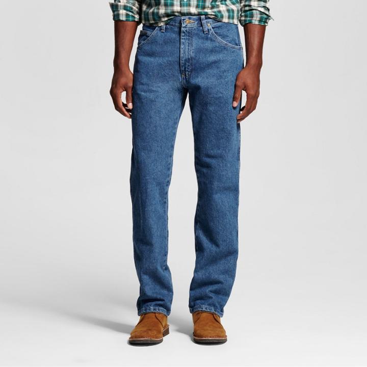 Wrangler Men's 5-star Straight Regular Fit Jeans Stonewash