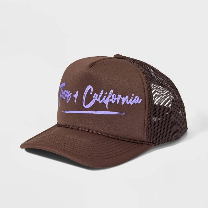 Women's Ascot + Hart Texas + California Graphic Hat - Brown