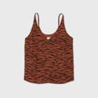 Women's Printed Essential Tank Top - A New Day Brown