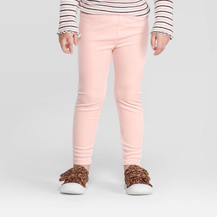 Toddler Girls' Velour Leggings - Art Class Pink 12m, Toddler Girl's