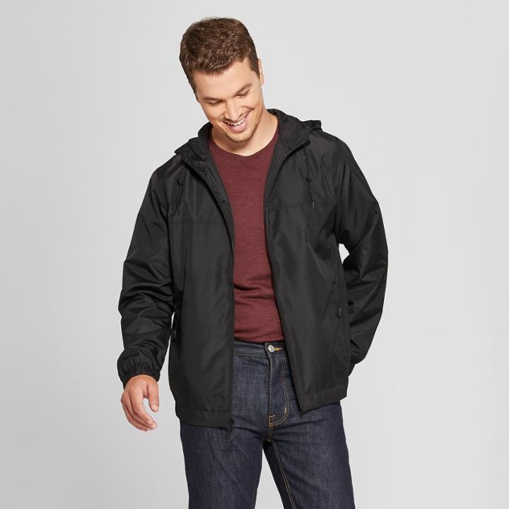 Men's Rain Jacket - Goodfellow & Co Black